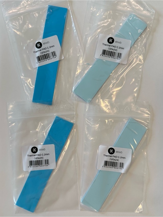EKWB Other - Lot Of 4 New Ekwb Thermal Pads G 2mm (120x24)